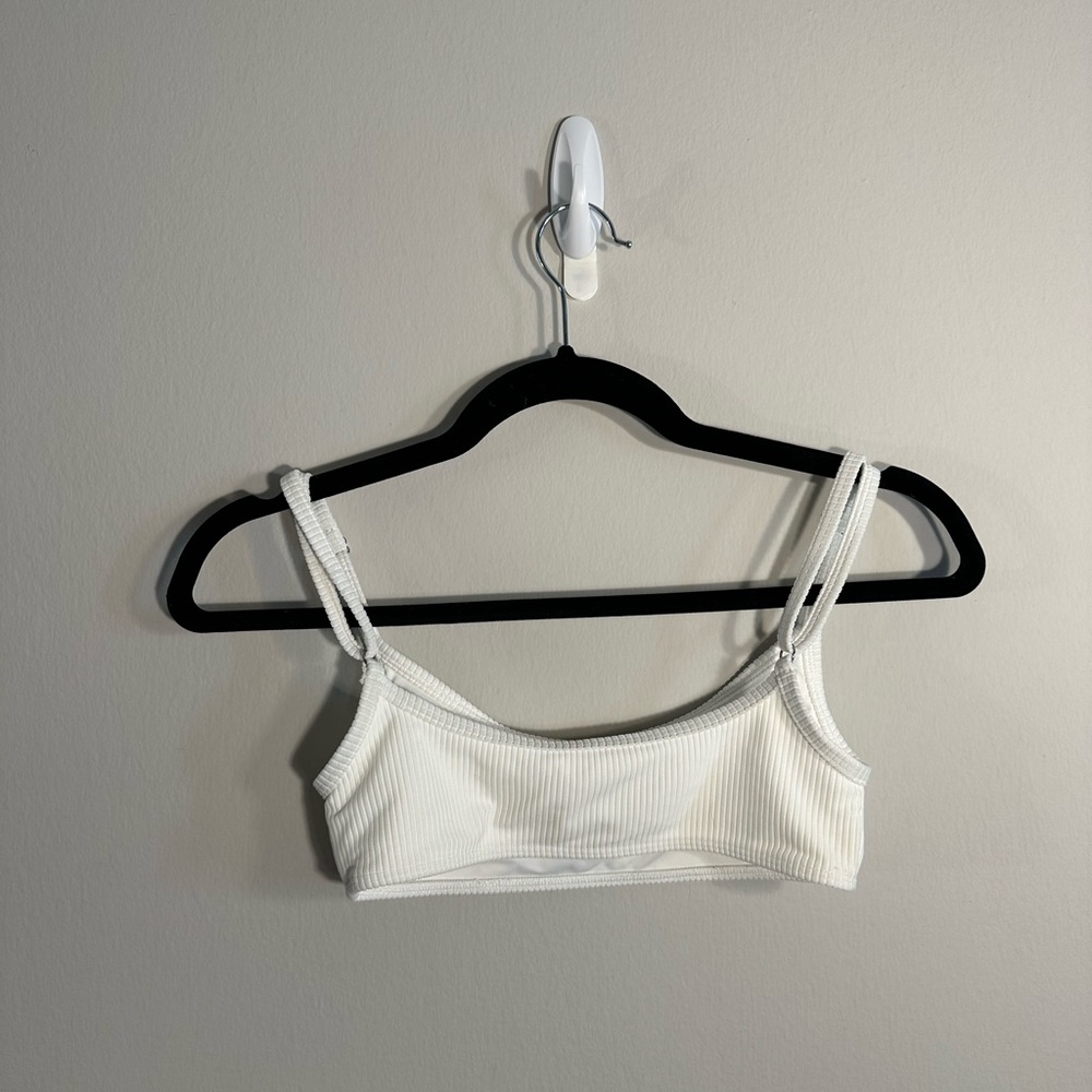 Frankie’s Bikinis White Bikini Top - Picture 2 of 3